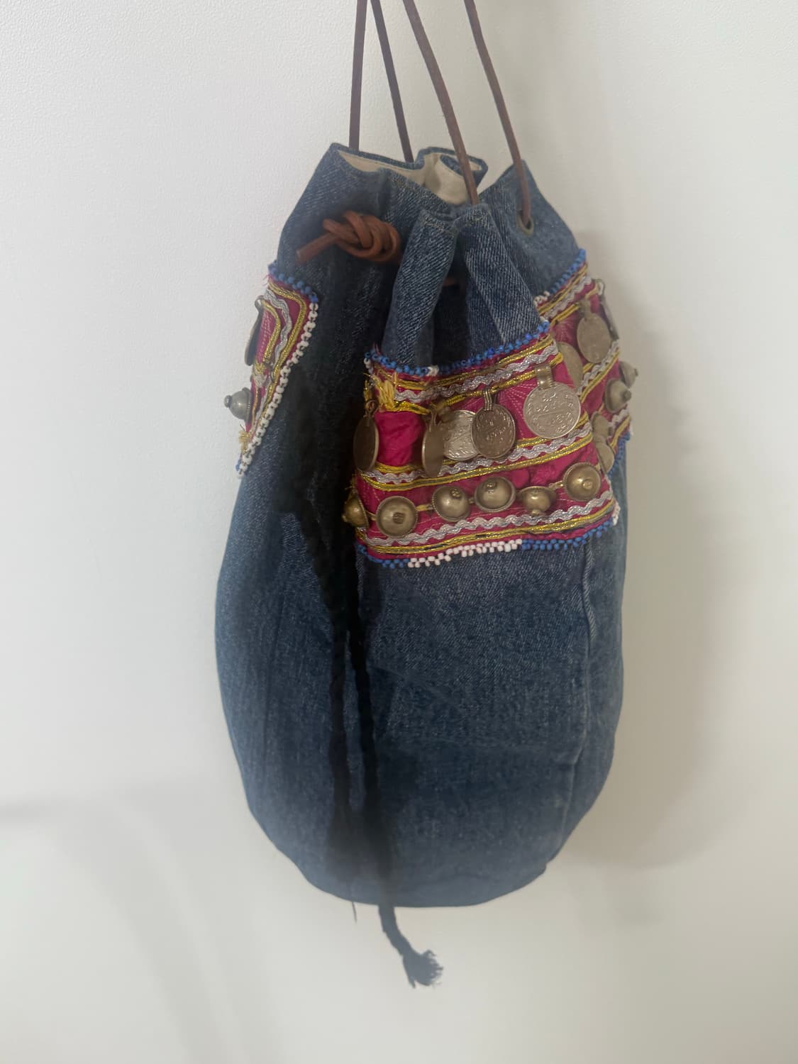 나나서카 77circa 데님 복조리 백 상품이미지1