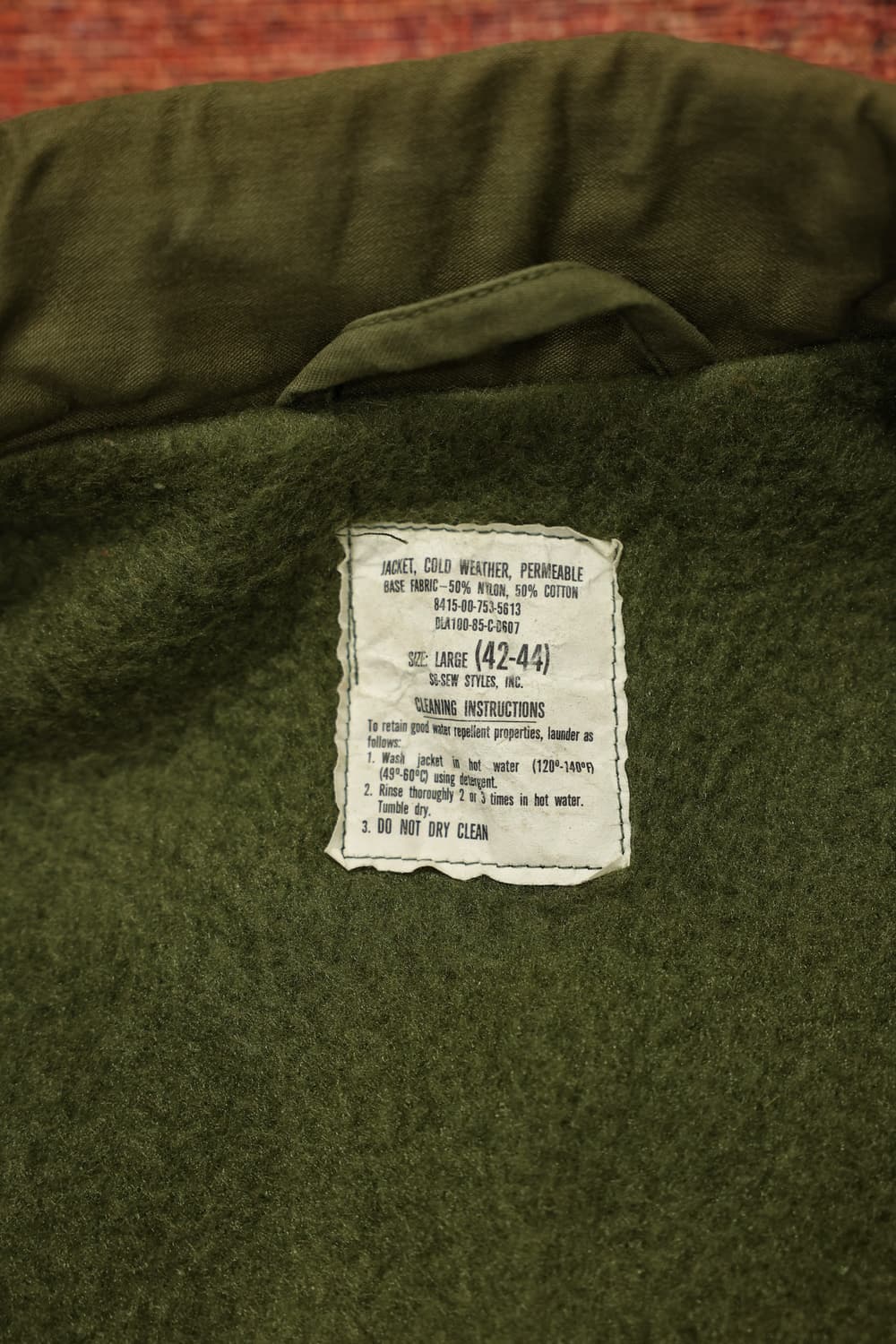 80s 빈티지 오리지널 밀리터리 a2 덱자켓 판매 상품이미지7