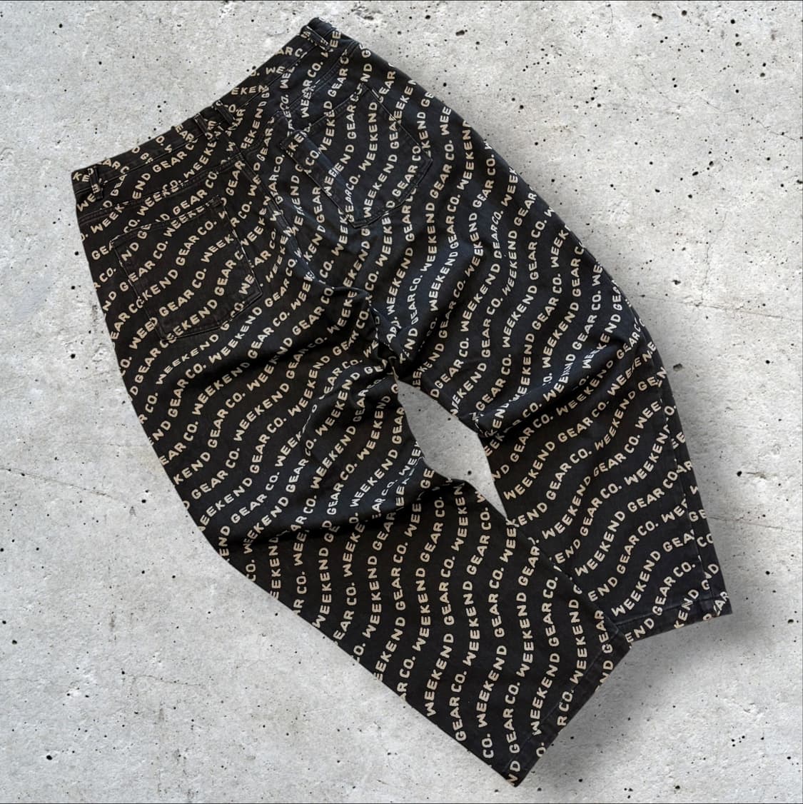 [XL] 위캔더스 위켄드기어 컴퍼니 패턴 데님 팬츠 D615 상품이미지2