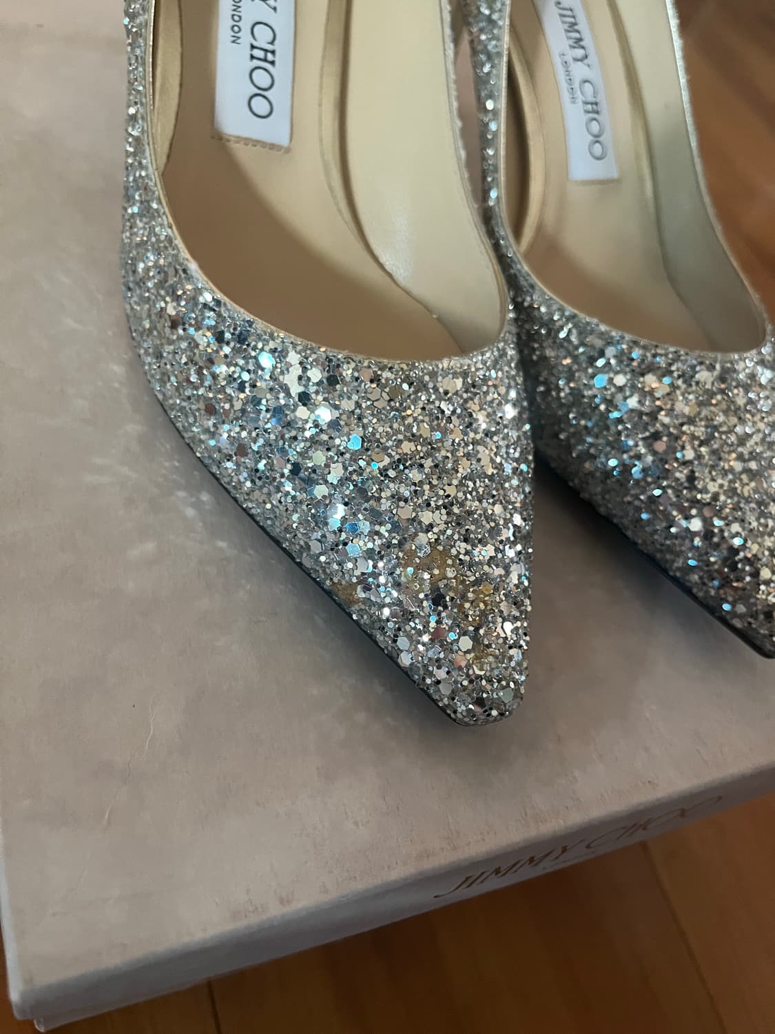 JIMMY CHOO 지미추 로미 60 샴페인컬러 37사이즈 웨딩슈즈 상품이미지8