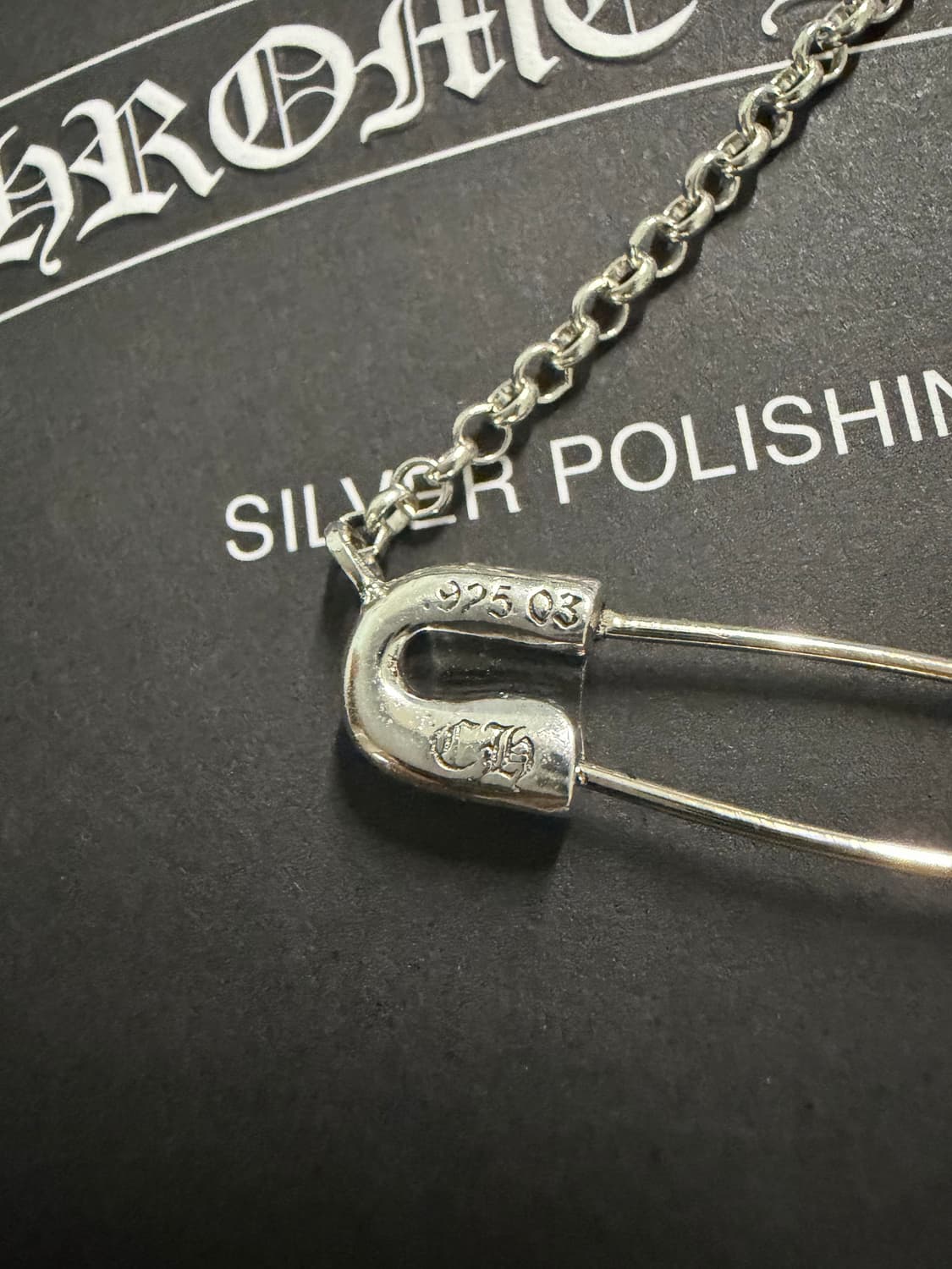 크롬하츠 세이프티핀 원포인트 16인치 새상품 상품이미지3