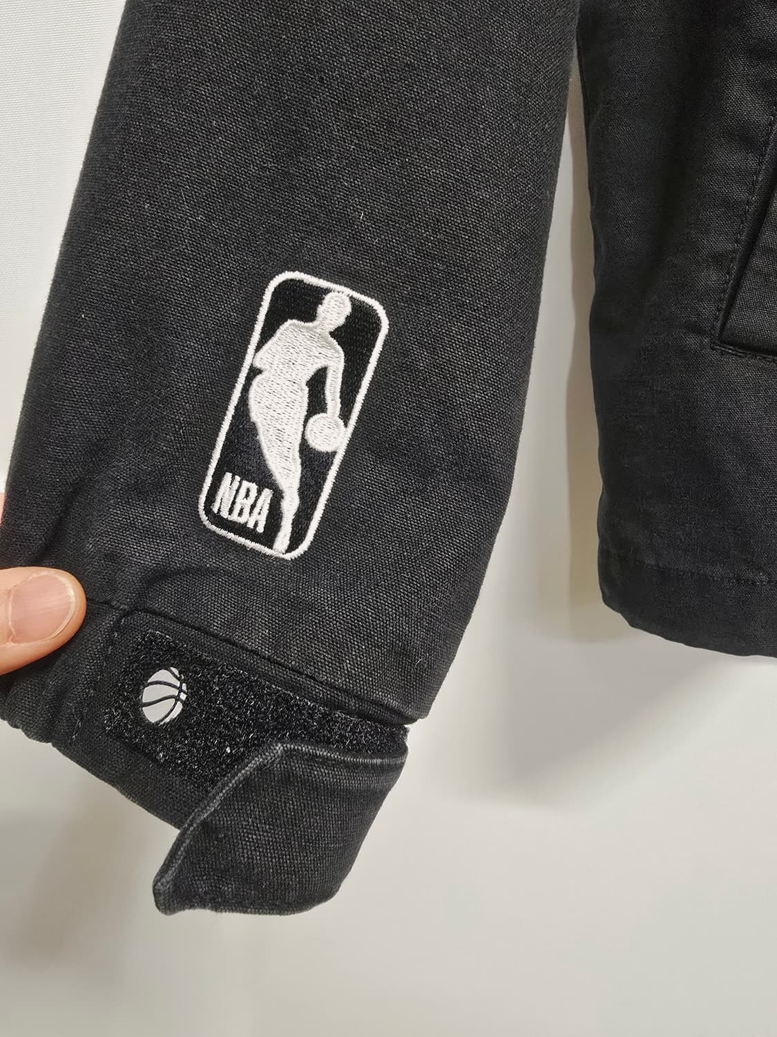 NBA 시카고 불스 코치 자켓 블랙 상품이미지4