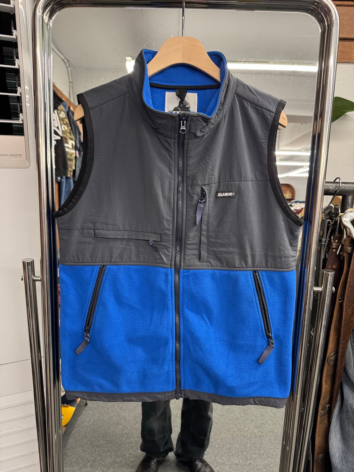 X-LARGE 엑스라지 빈티지 플리스 조끼베스트 상품이미지1