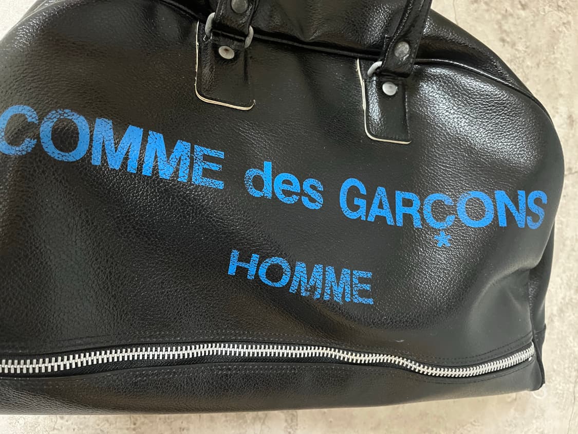 꼼데가르송 아카이브 한정판 pebbled 가죽 볼링백 상품이미지4