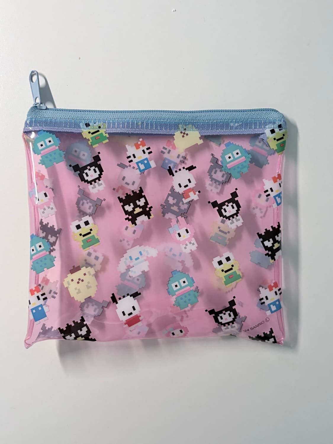 무료나눔) 산리오 시나모롤 쿠로미 케로피 포차코 한교동 투명 파우치 상품이미지1