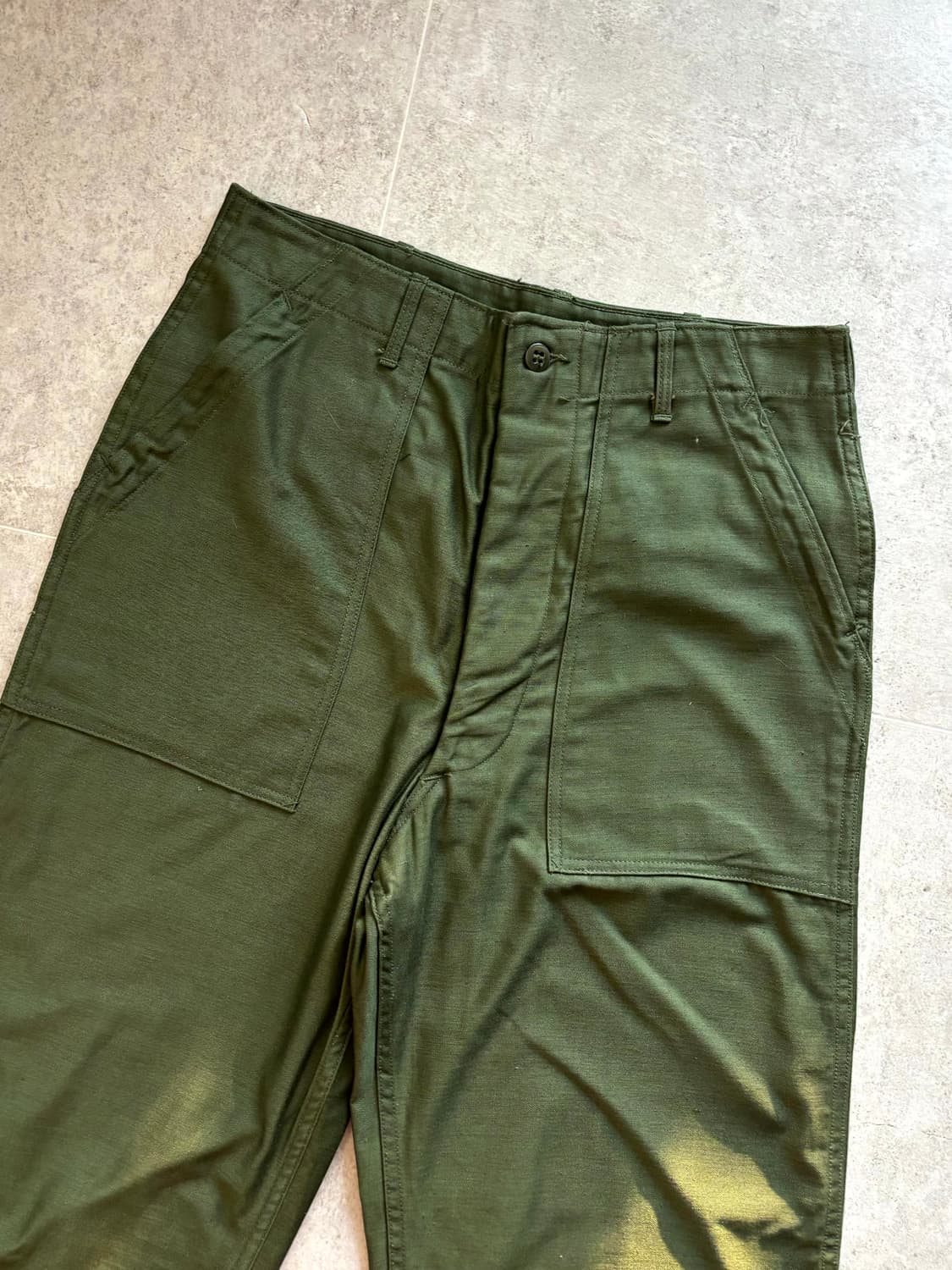 60's 미군 OG 107 퍼티그 팬츠 30" 데드스탁 상품이미지2