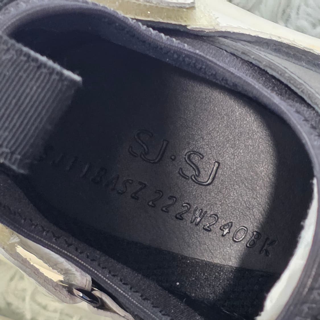 2a-15:SJ SJ 블랙 러너 스니커즈 240mm(실착235) 상품이미지10