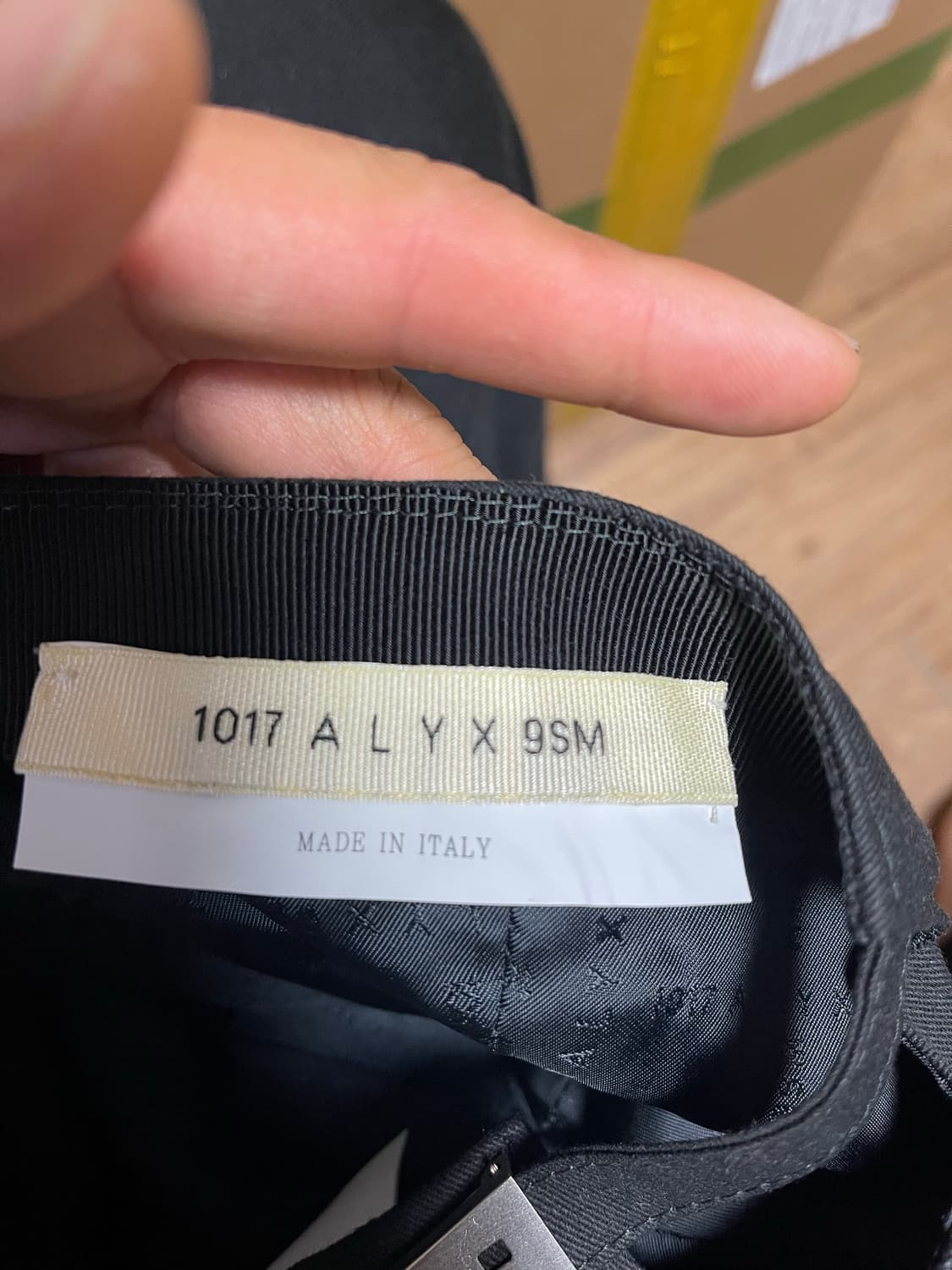 ALYX 알릭스 블랙 볼캡 상품이미지3