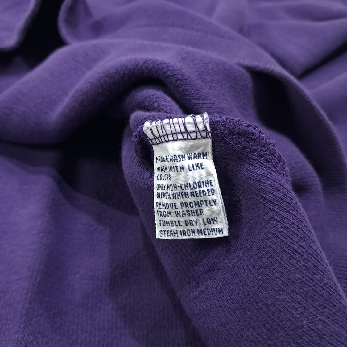 CL031 폴로 코튼 북마리아나 레더풀러 레드포니 퍼플 하프집업 니트 상품이미지6