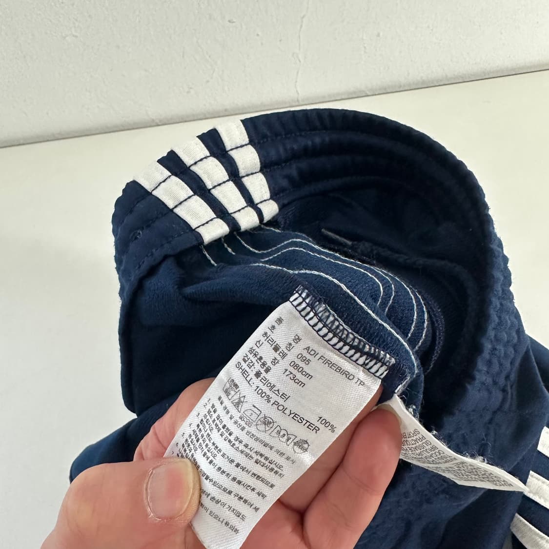 M-L 아디다스오리지날 네이비 루즈핏 파이어버드 트랙팬츠 상품이미지4