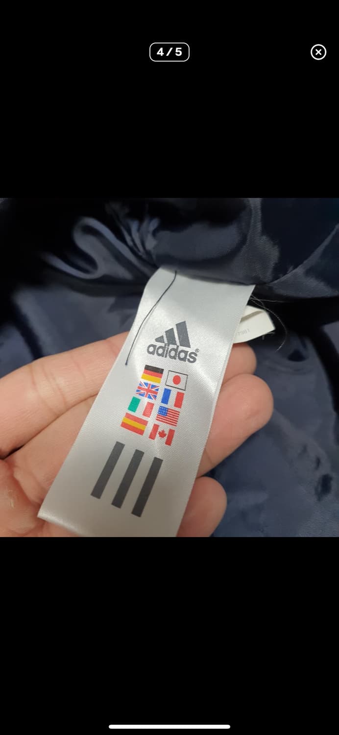  (바배) 아디다스 배색 바람막이 상품이미지4