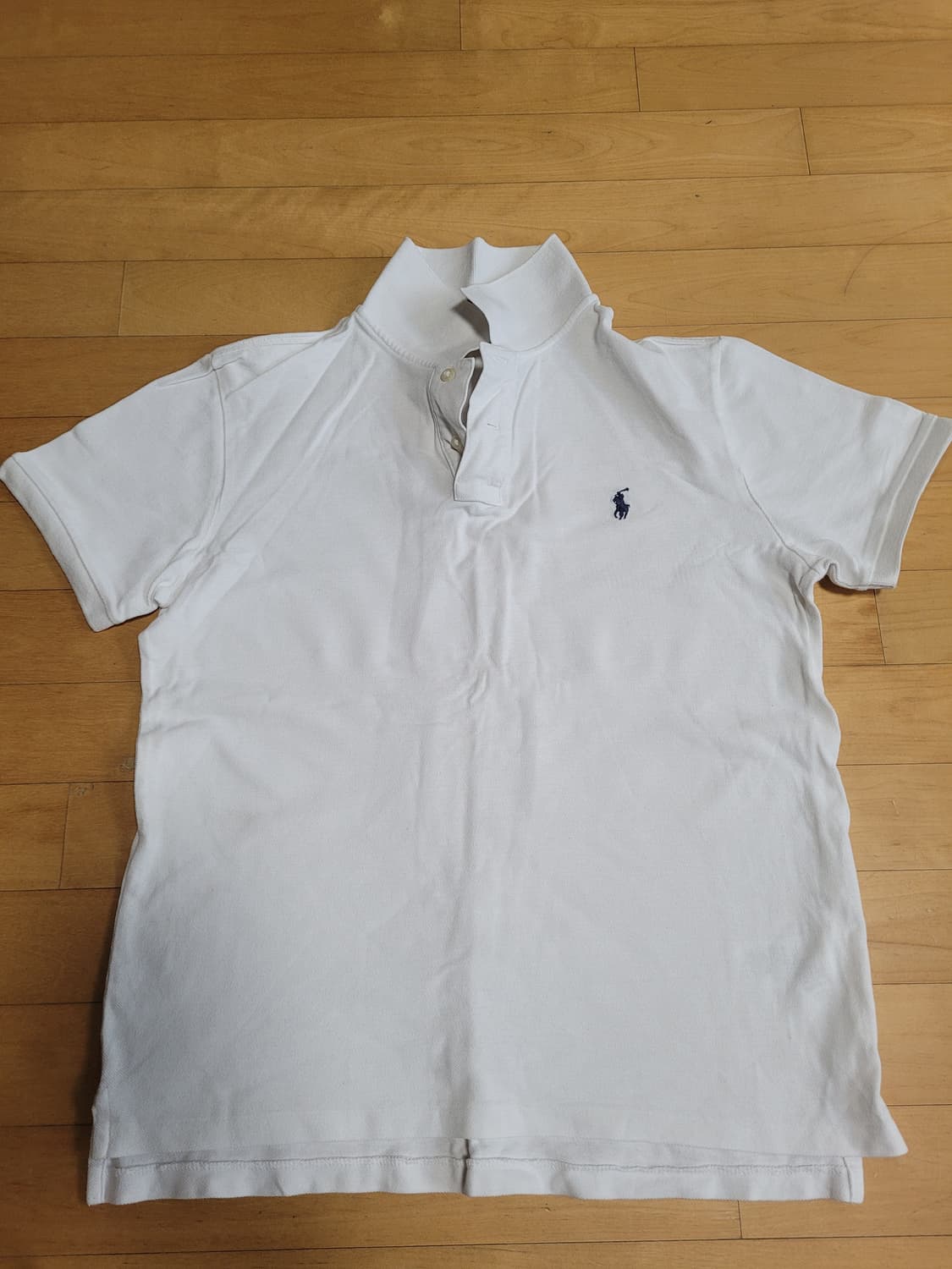 정품 폴로 랄프로렌 화이트 반팔 카라티 상품이미지1