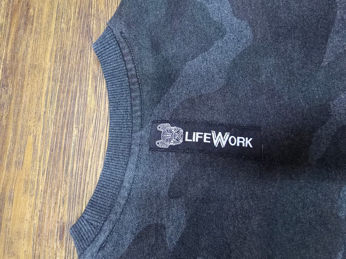 라이프워크 카모 레이어드 맨투맨 상품이미지8