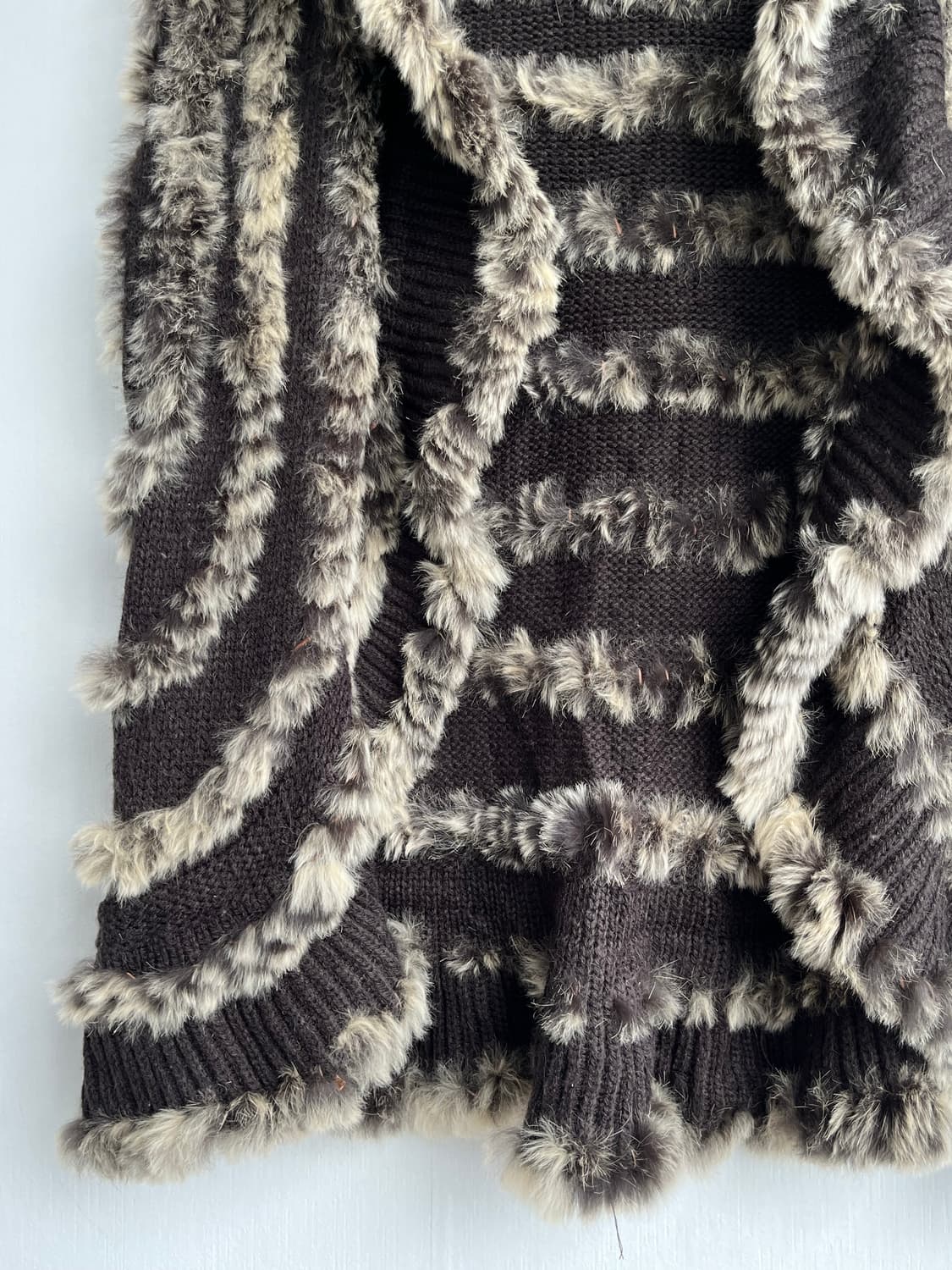 Noa-ge 래빗 퍼 베스트 조끼 상품이미지3