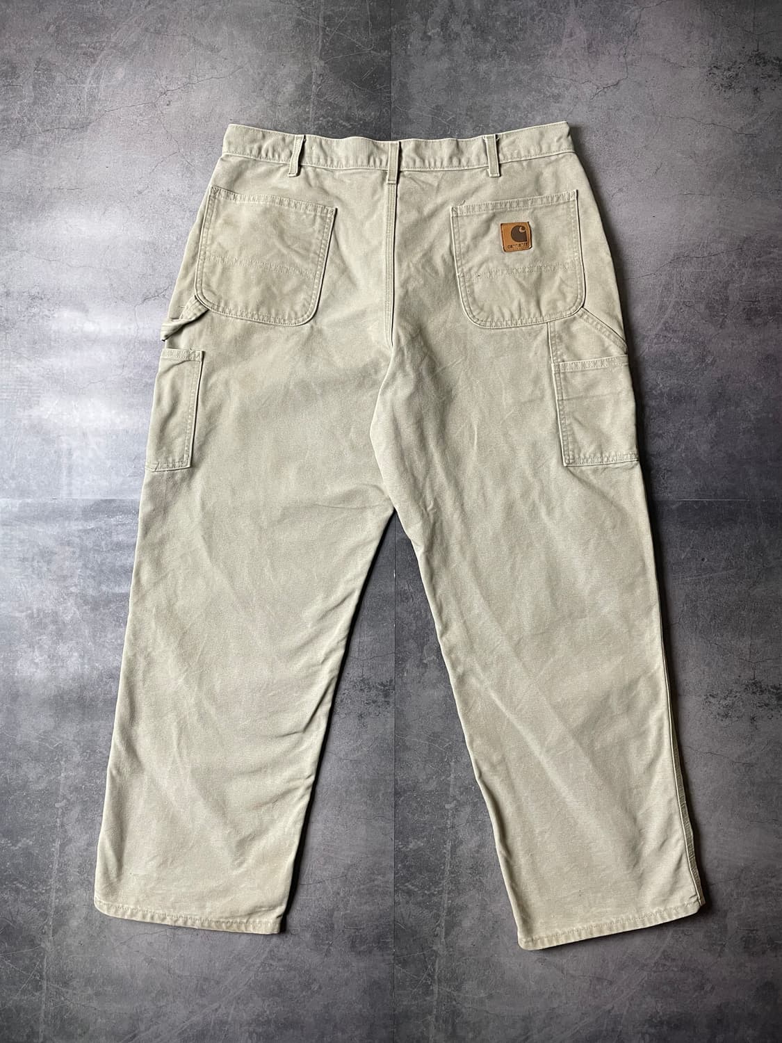 CARHARTT 칼하트 빈티지 베이지 싱글니 팬츠 상품이미지6