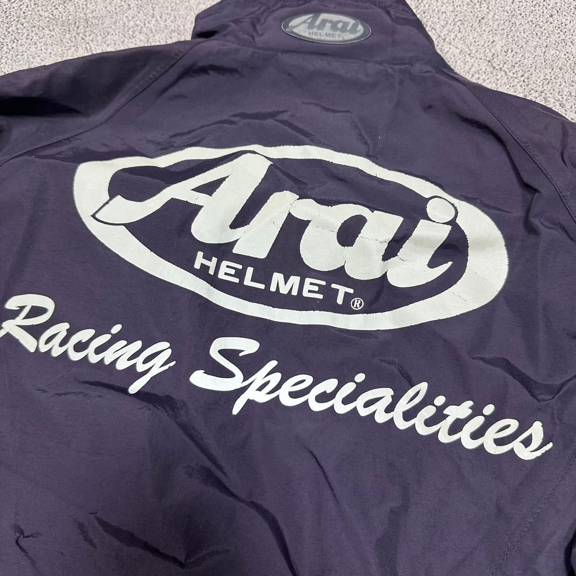 ✨ (바배) Arai 아라이 퍼플 레이싱 바람막이 자켓  상품이미지6