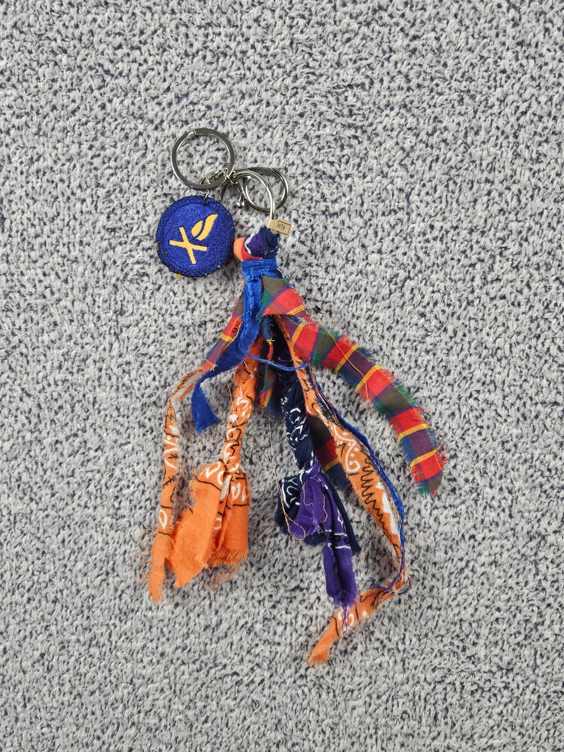 핸드메이드 커스텀 패치 반다나 카라비너 키링 / 10674 상품이미지2