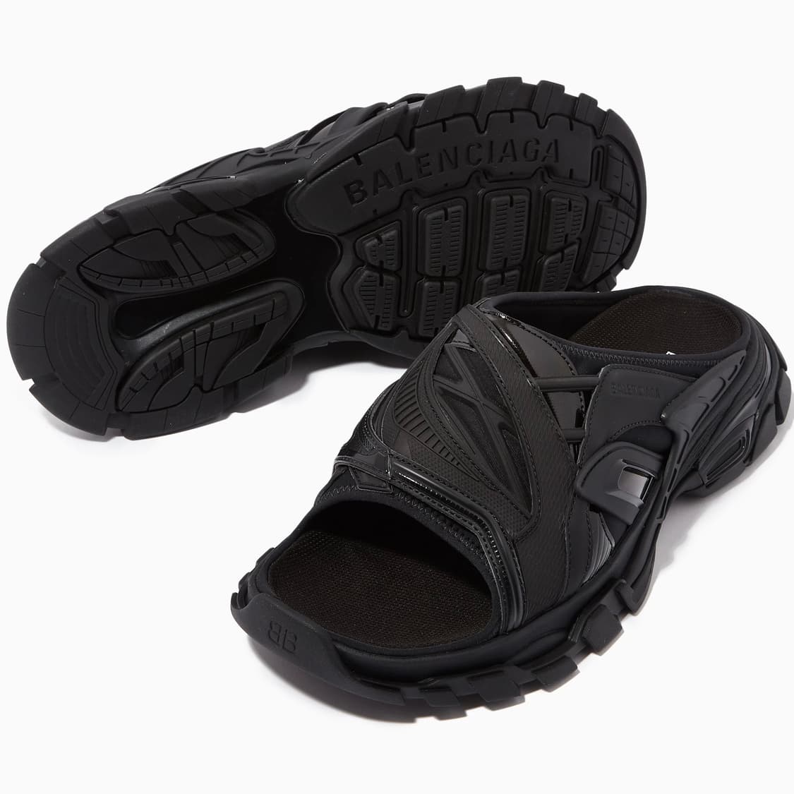 [43] 발렌시아가 트랙 슬라이드 블랙 상품이미지1