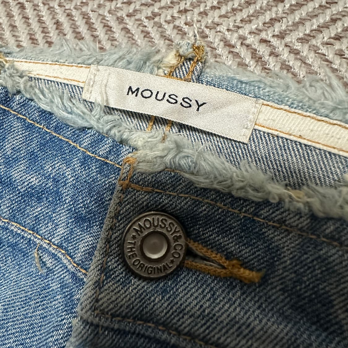 MOUSSY patchwork jeans 상품이미지3