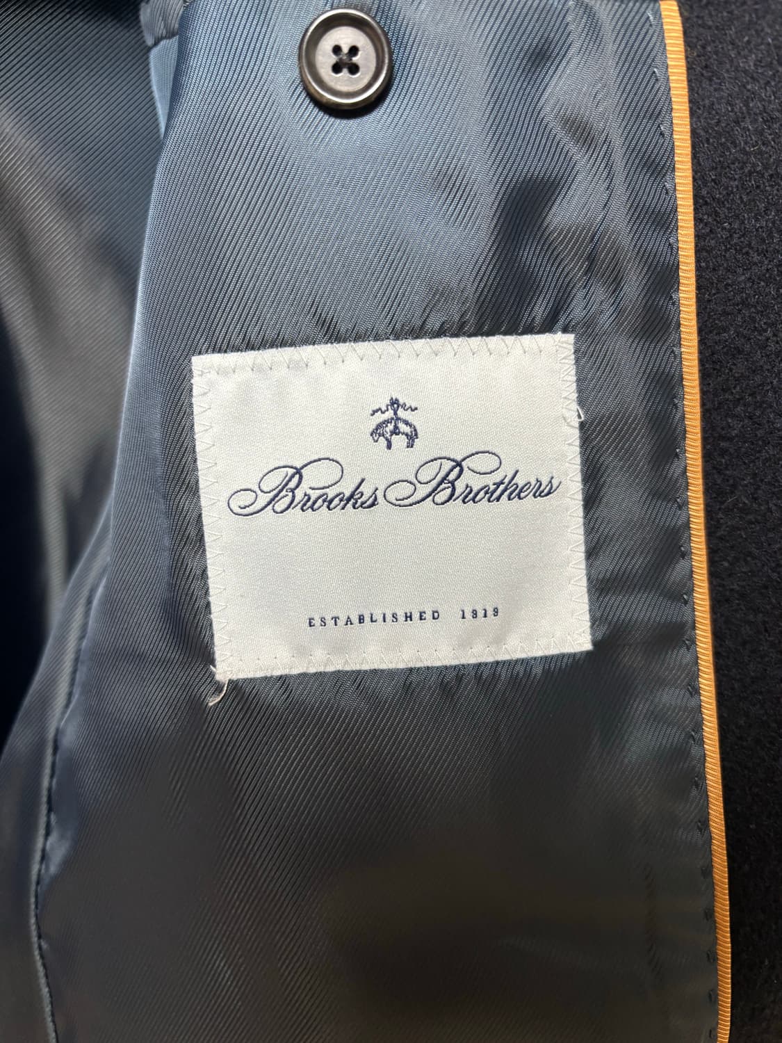 브룩스브라더스 네이비 캐시미어코트 상품이미지2