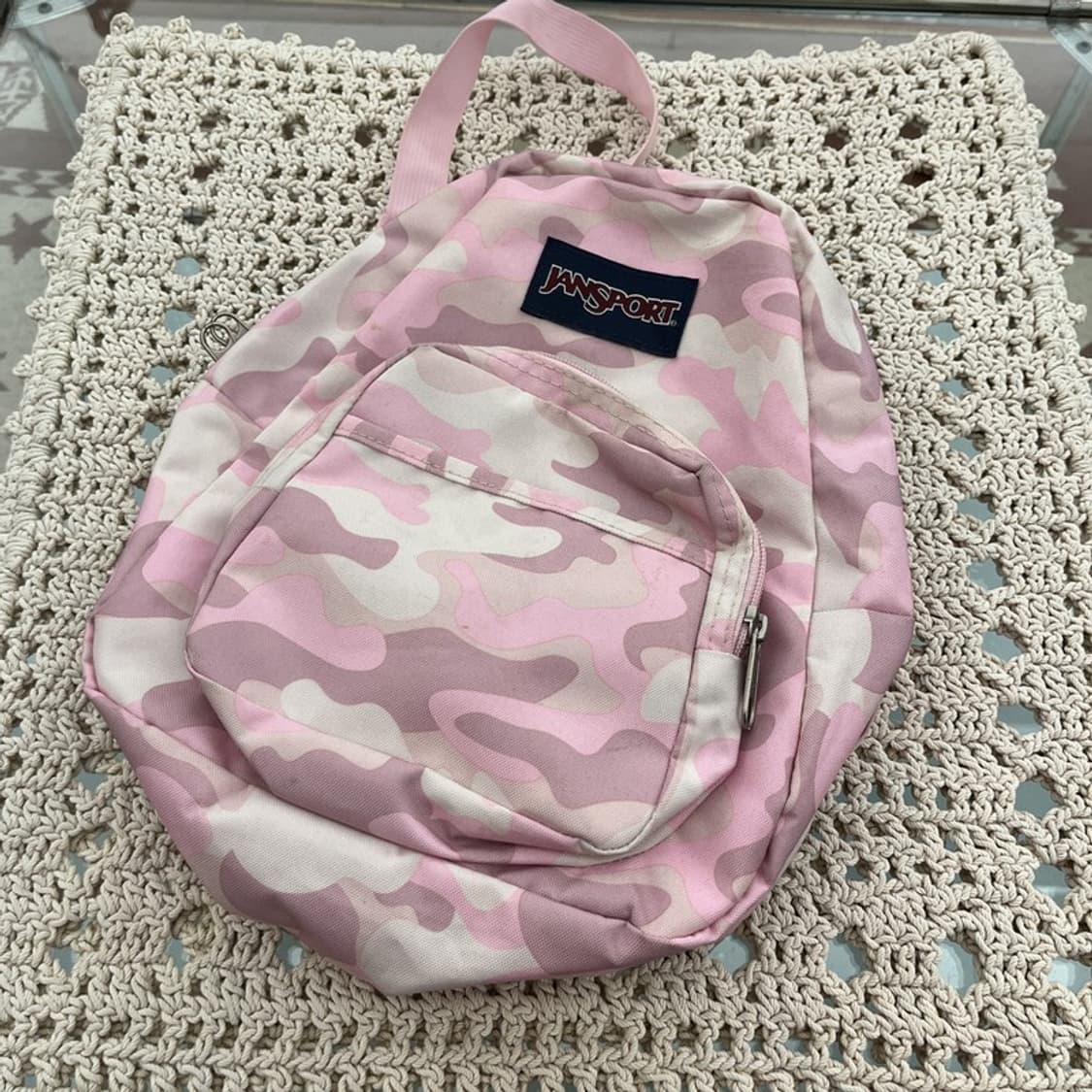 잔스포츠 희귀 Y2K 딸기우유 카모 키치 미니 백팩 C10207 상품이미지3