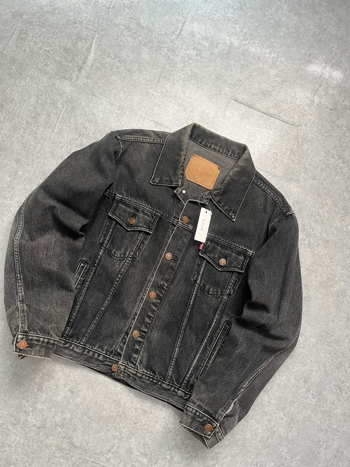 XL12) 리바이스 흑청 데님 자켓 상품이미지2