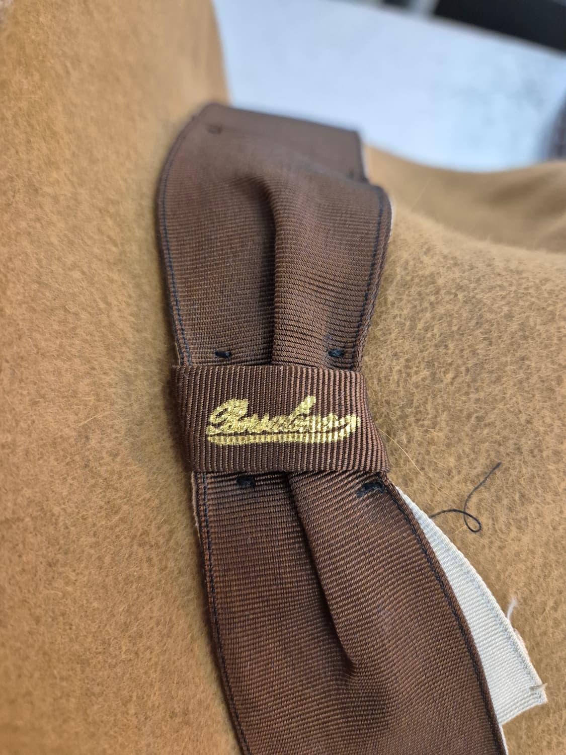 Borsalino 페도라 카멜색 상품이미지4