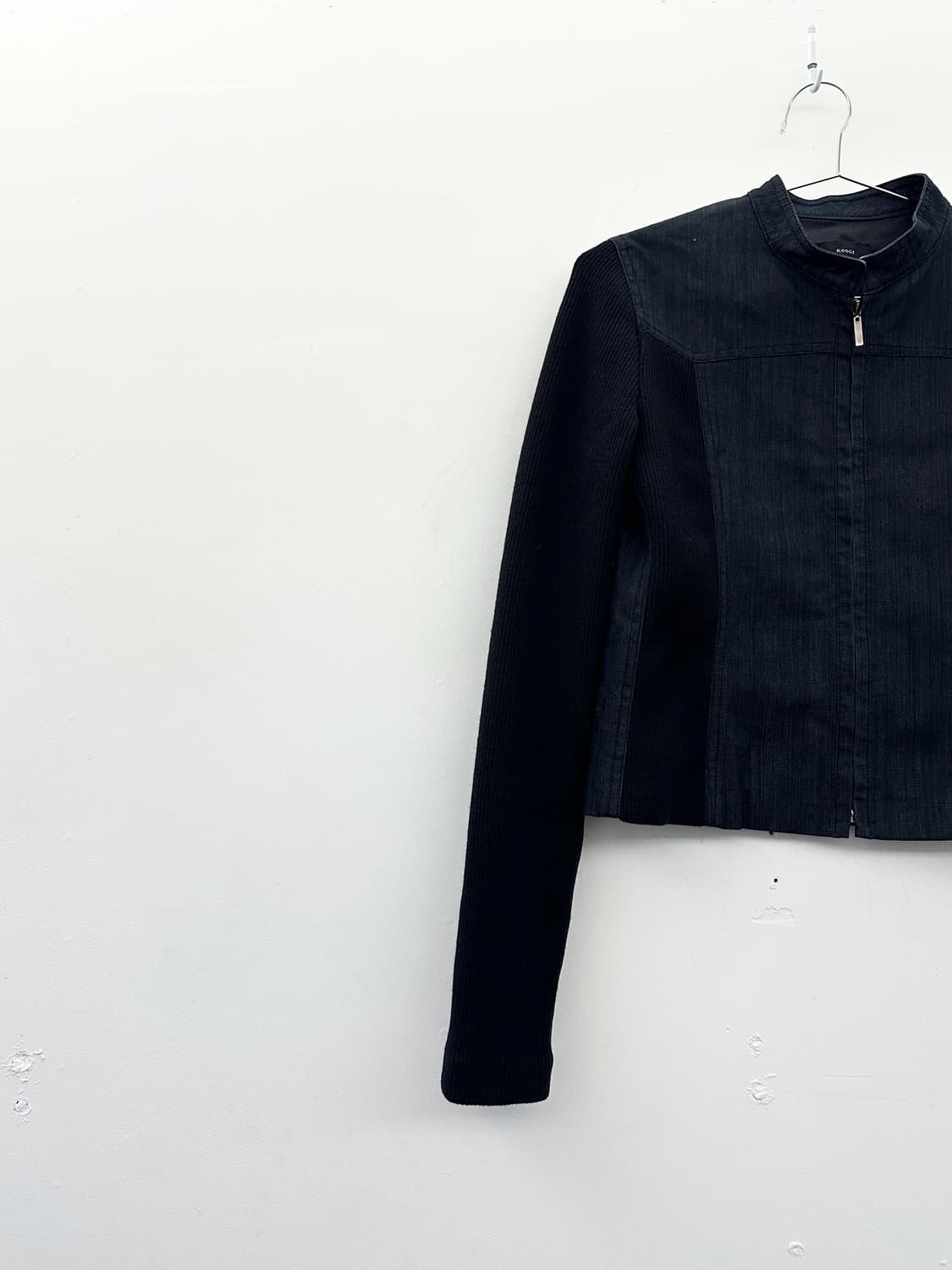 Ribbed mix denim jacket 상품이미지2