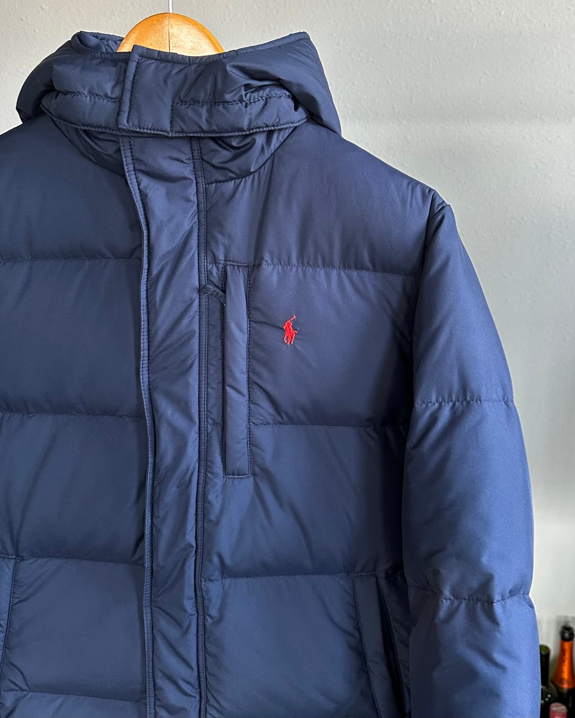 [M-L]폴로 랄프로렌 네이비 다운 패딩 상품이미지4