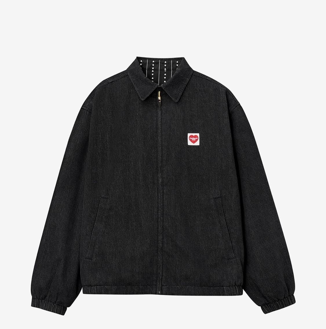 Carhartt wip 허드슨 자켓 블랙 스톤 워시드 xxl 상품이미지1