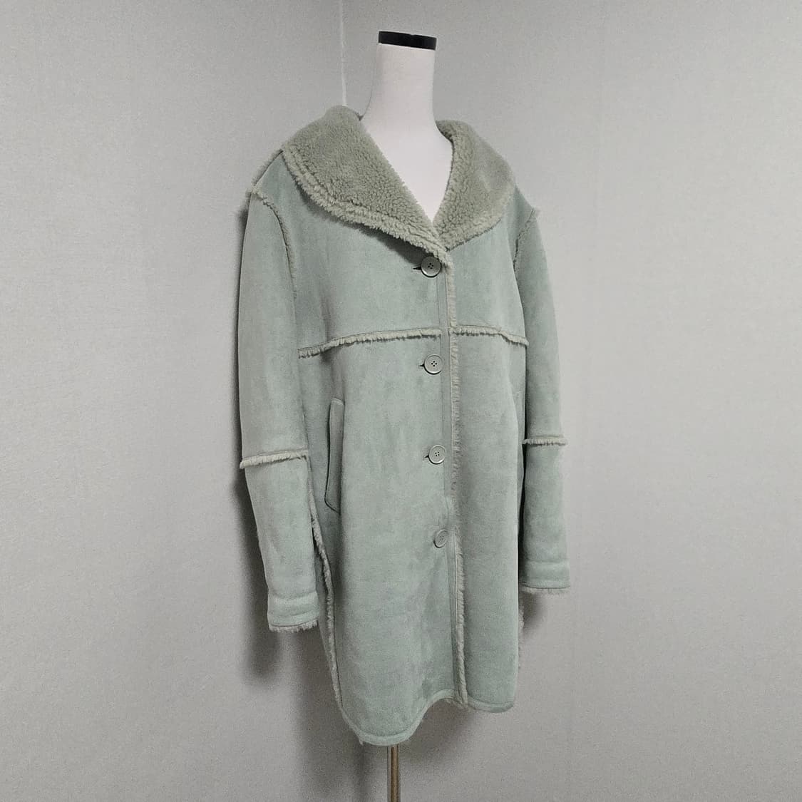 시눈 롱 무스탕 자켓 / 여성 자켓/ 여성 코트 상품이미지7