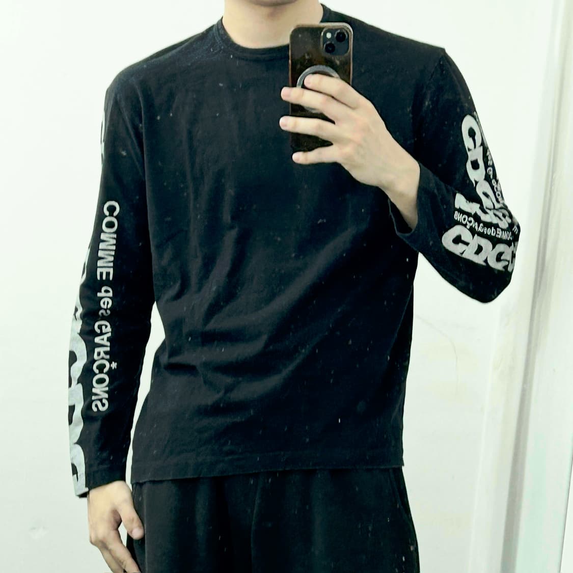 꼼데가르송 CDG 사이드로고 롱슬리브 상품이미지2