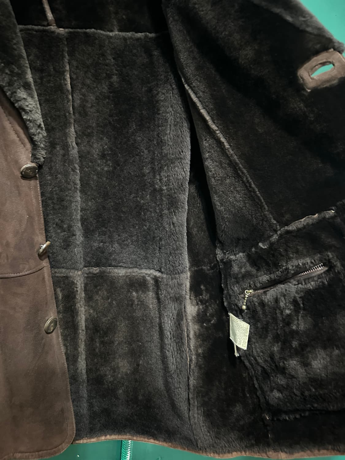 입생로랑스웨이드 무스탕 브라운 105 상품이미지6