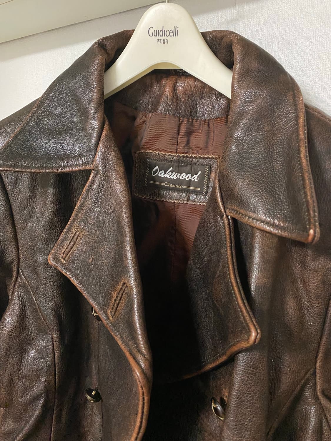 (L)빈티지 가죽자켓 상품이미지2