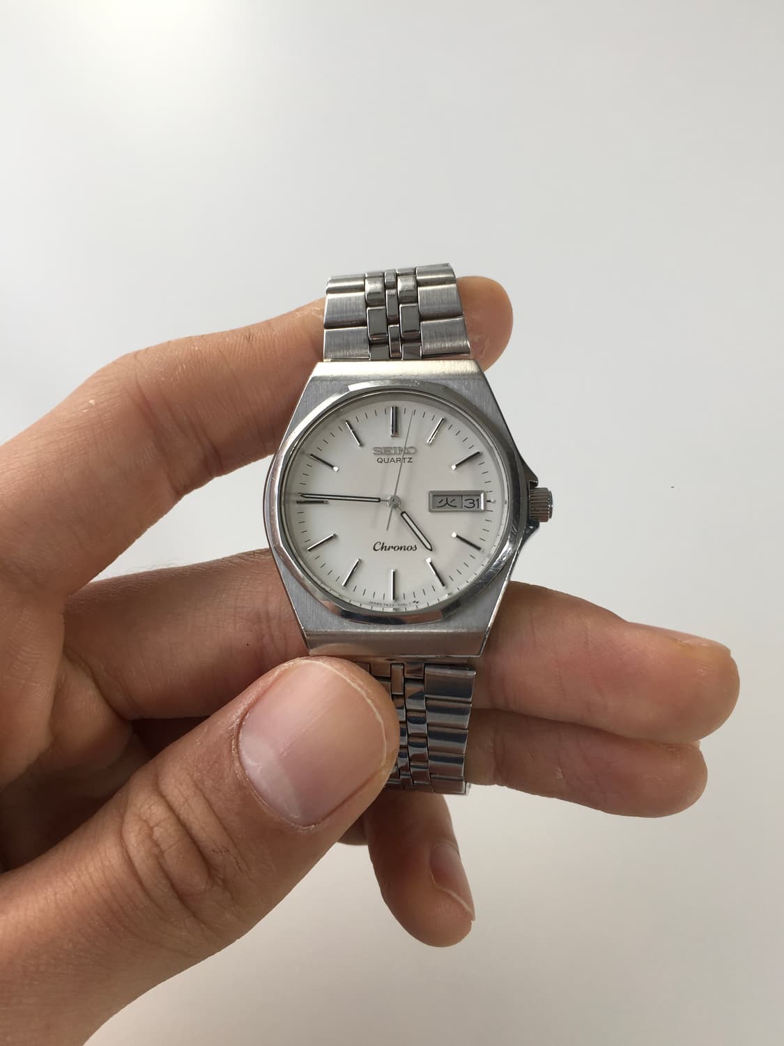 80s seiko chronos day-date quartz 상품이미지2