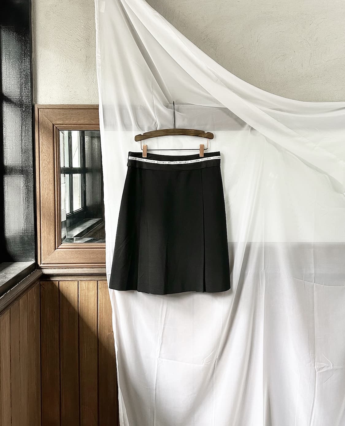 DOLCE&GABBANA logo band wool skirt 상품이미지5