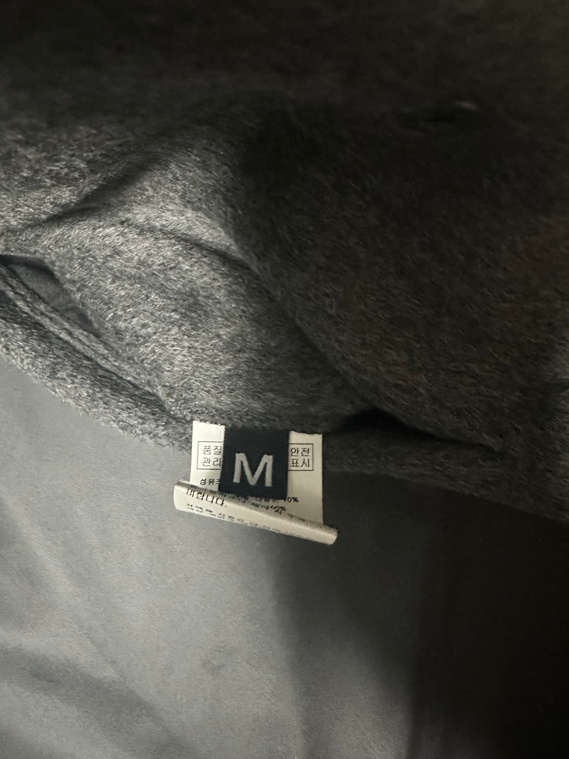 로파이 오버핏 스테디 더플코트 차콜M 상품이미지4