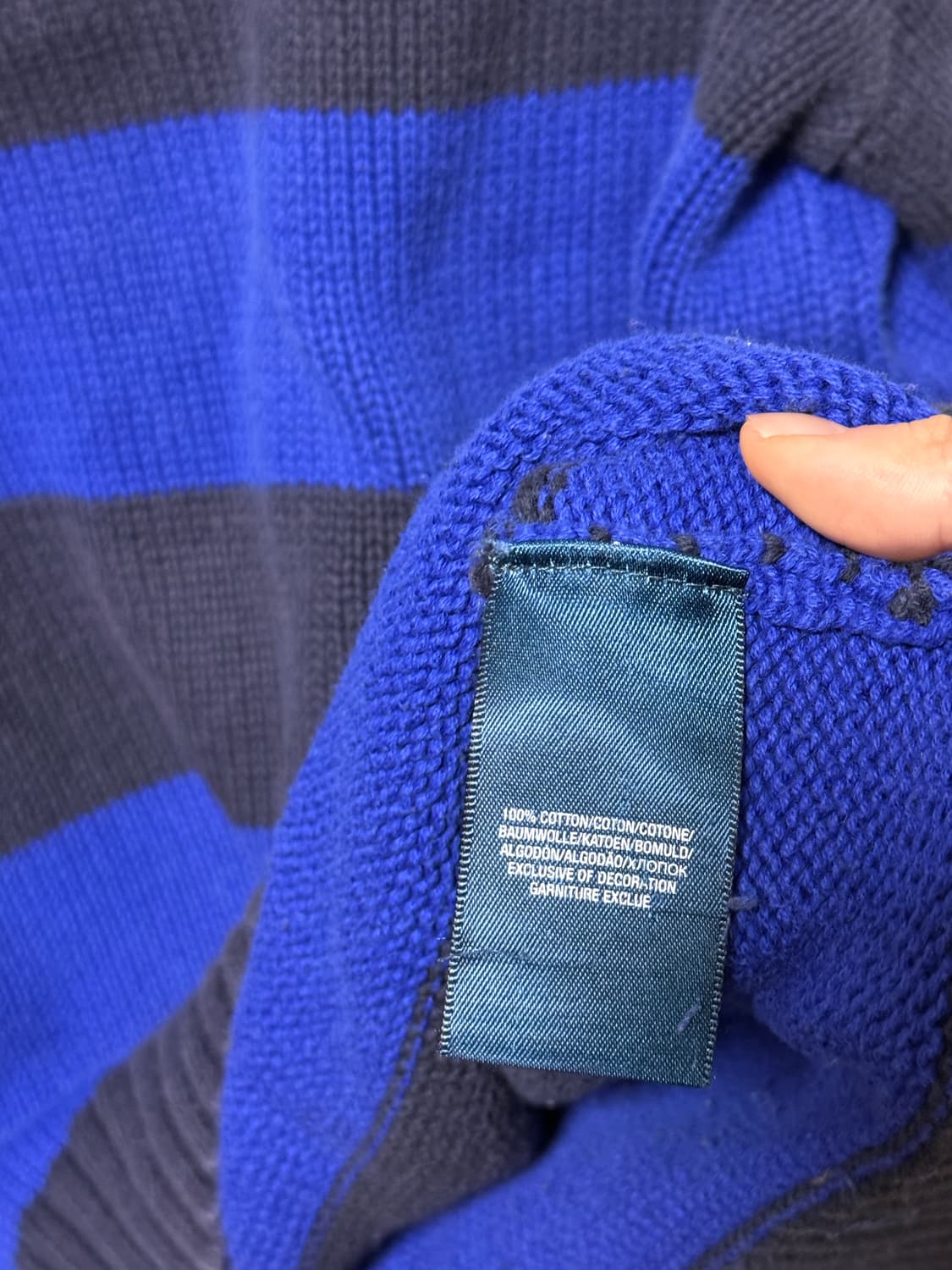 폴로 반집업 니트 상품이미지7