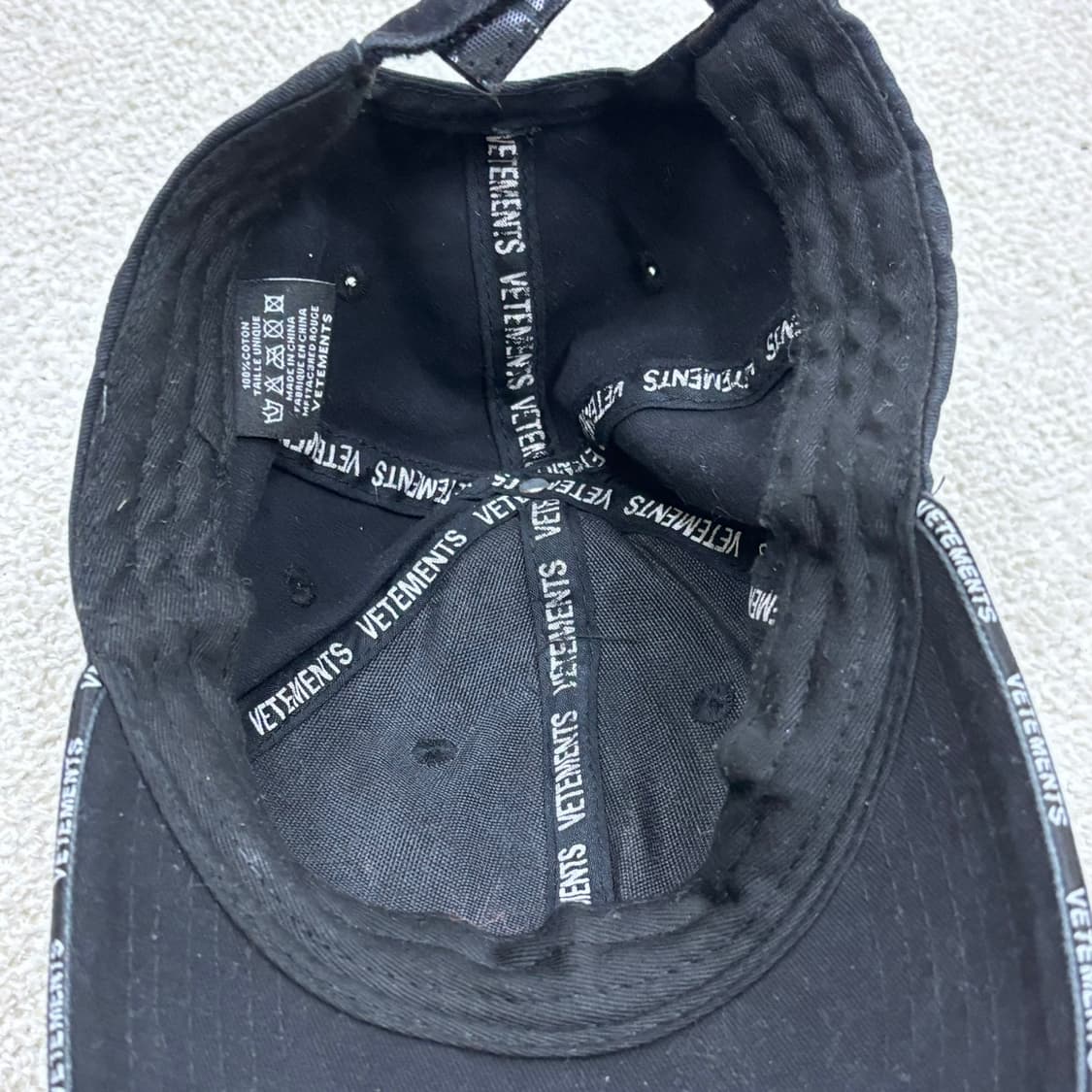 실측확인 베트멍 블랙 볼캡 모자 0320E 상품이미지6