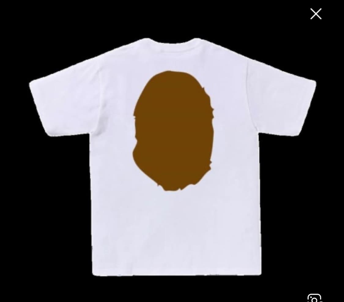 베이프 빅에이프 헤드 반팔 티셔츠 L 상품이미지2