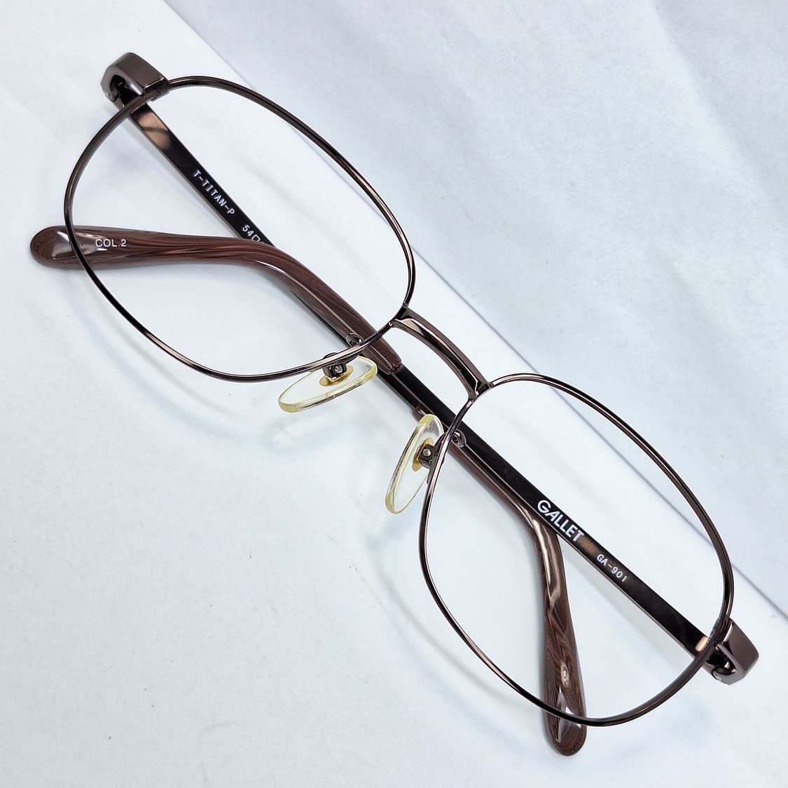 GALLET GA-901 T-TITAN-P 순 티타늄 클래식 안경 안경테 상품이미지1