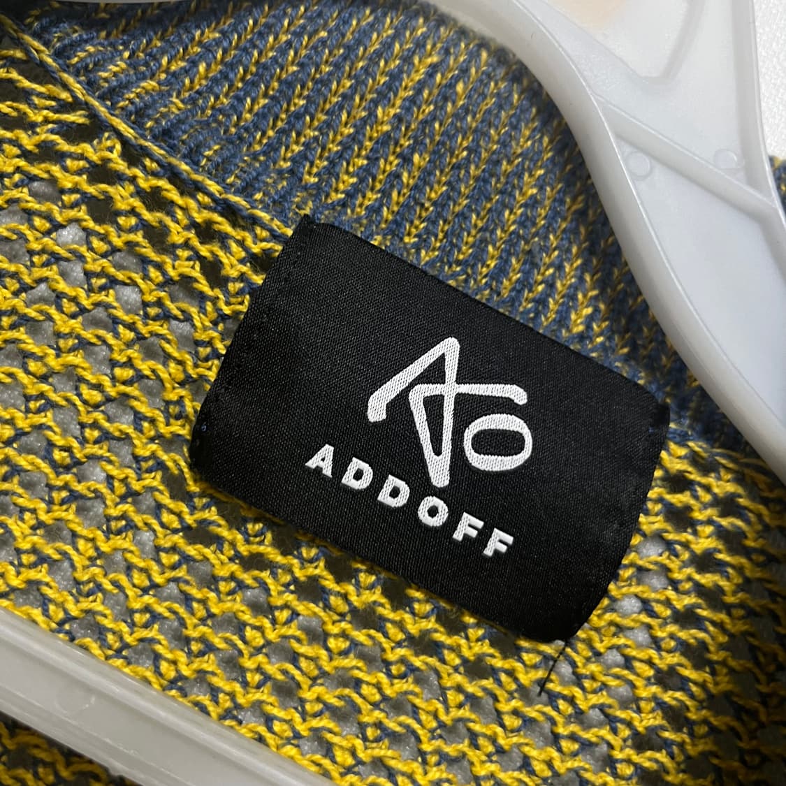 ADDOFF  애드오프 투톤 니트 가디건 L 상품이미지2