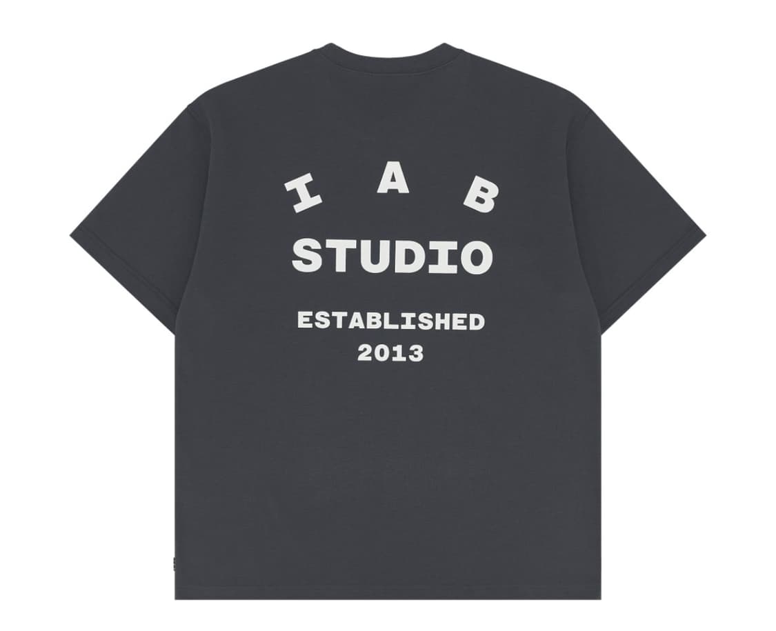 아이앱스튜디오 26 아이앱티셔츠 차콜 화이트 XL 상품이미지1