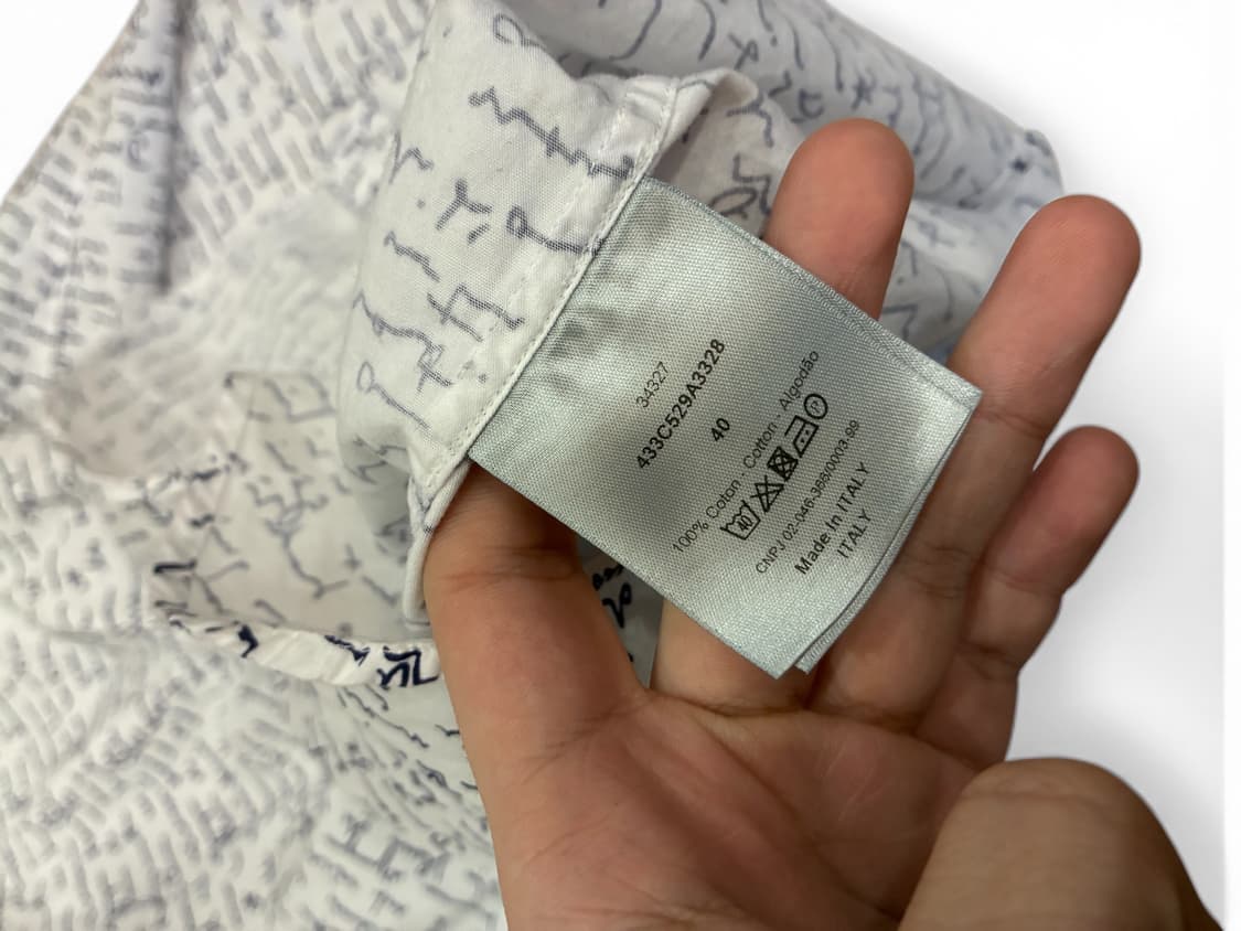 디올 옴므 스크립셔츠 fw15 상품이미지4