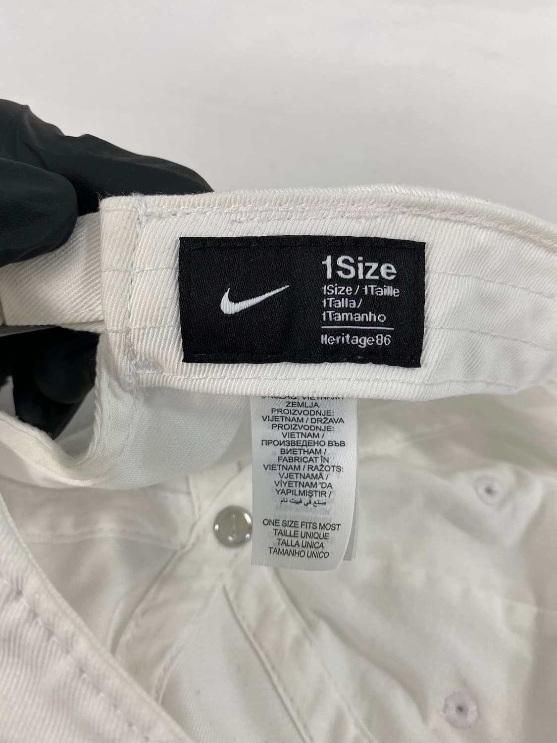 나이키 헤리티지86 화이트 스우시 볼캡 상품이미지6