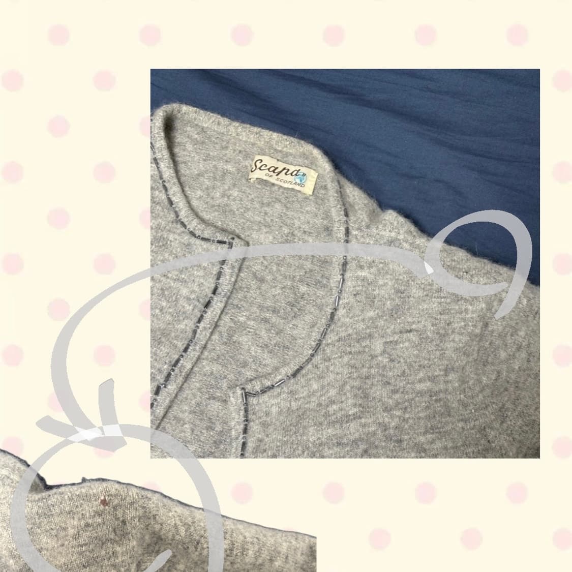 제주도 빈티지 니트 가디건 상품이미지4