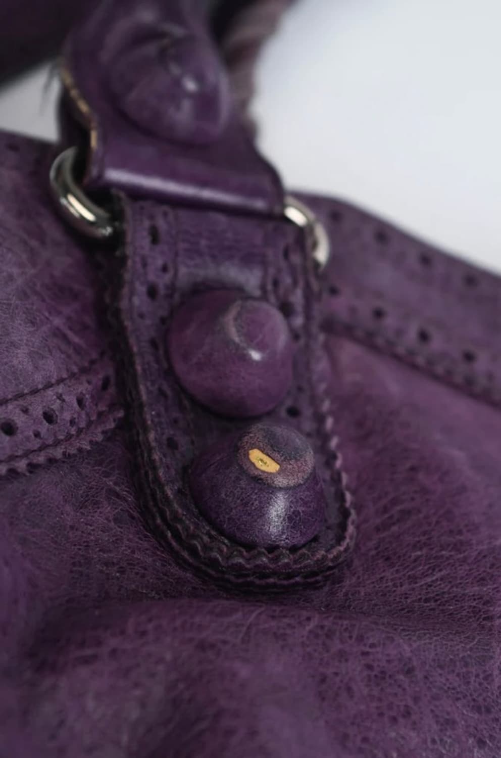 2010s 발렌시아가 퍼플 자이언트 모터백 정품 상품이미지7