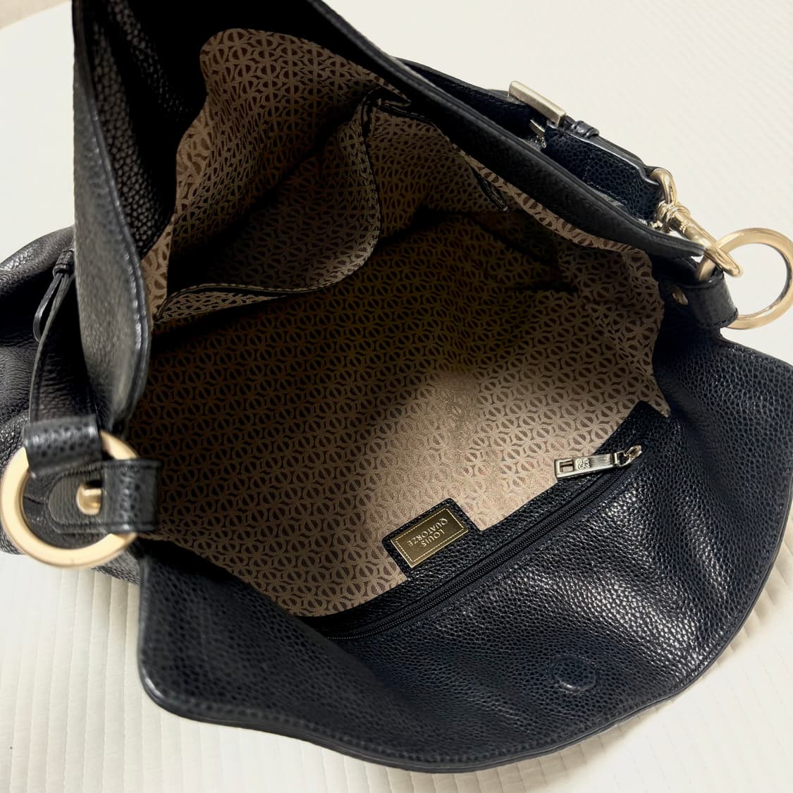 루이까또즈 빅로고 빈티지 가죽 숄더백 토트백 상품이미지2