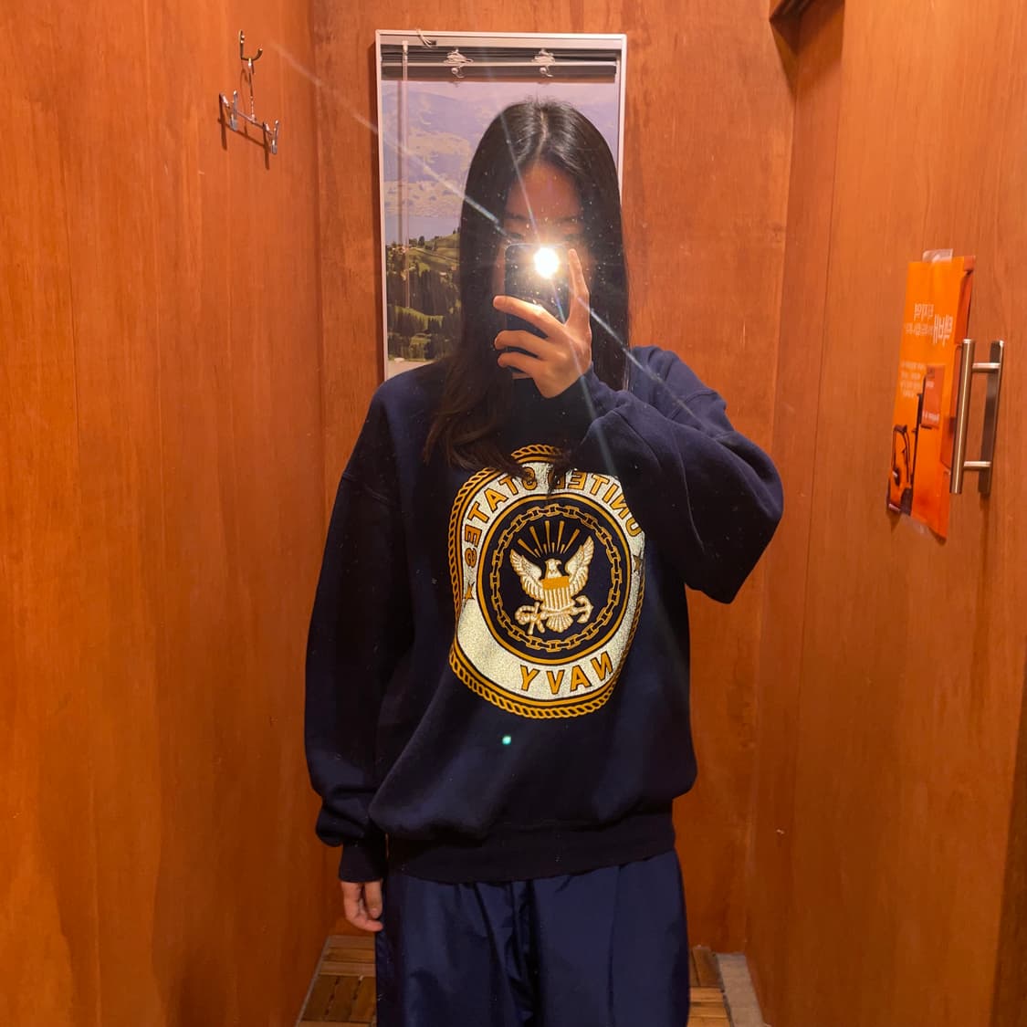 (L) USA USMC 밀리터리 미해병대 스웻셔츠 맨투맨 상품이미지1