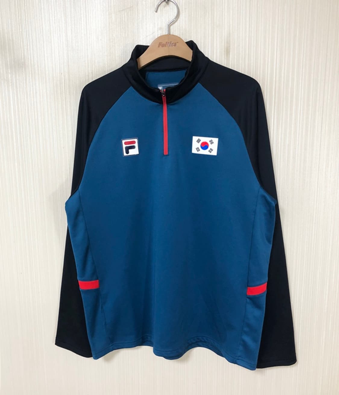 필라국대 국대KOREA 국대 하프집업 트레이닝탑 XL 상품이미지1